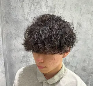 ショート パーマ バレイヤージュ職人 🔥代表YU-SHIのヘアスタイル