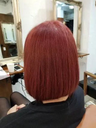 ミディアム カラー bathair  所属・bathair 持田侑祐のヘアスタイル