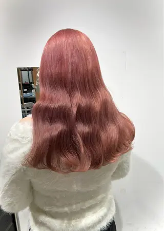 ロング カラー スキバサミを使わない カット🌼唯🌼のヘアスタイル