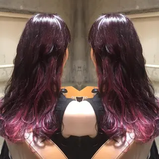 セミロング カラー パーマ ヘアアレンジ メンズ キッズ ネイル マツエク・マツパ サロンドミルク 原宿のヘアスタイル