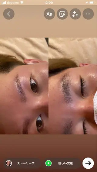 メンズ アイブロウ ponopipi 宇津木の眉毛・アイブロウイメージ