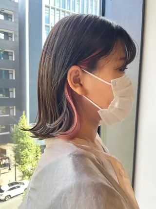 ショート カラー ブリーチ👩🦳/ ✂︎MANAMIのヘアスタイル