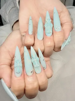 ロング カラー yuna ユナのネイルデザイン