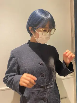 ショート saya/似合わせ /透明感カラーのヘアスタイル