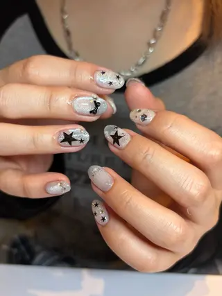 ネイル 倫実/スカルプ /ガーリー/個性派のネイルデザイン