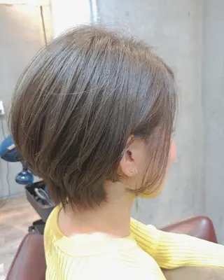 ショート カラー パーマ ヘアアレンジ 6月オープン♪豊見城 Lodattu✁清水のヘアスタイル
