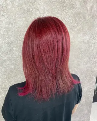 ロング カラー UNDER vr 【アンダーバー】のヘアスタイル