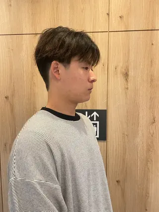 メンズ tsuki /天王寺 /カラー/ボブカットのヘアスタイル