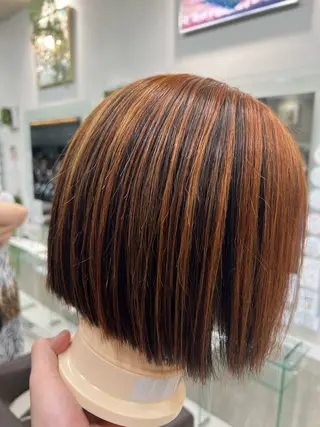 セミロング カラー Earth/A青江店 重本隆之介のヘアスタイル