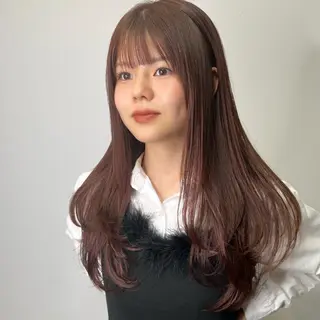 セミロング カラー ヘアアレンジ 🌼似合わせのプロ 心斎橋/rena🌼のマツエク・マツパデザイン