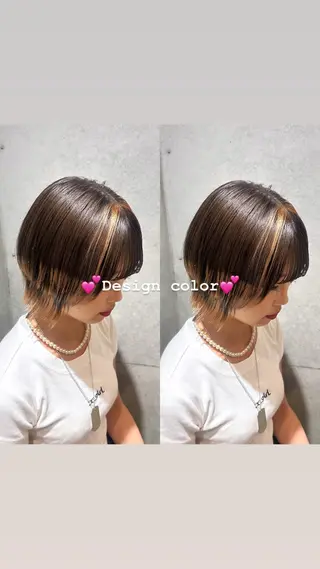 ショート カラー 💞Miu / 透明感カラー💞のヘアスタイル