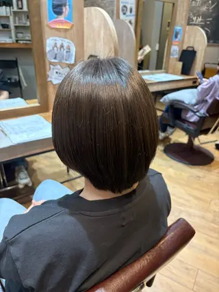 ショート 🫧ブリーチ×透明感 カラー🎀ココカラのヘアスタイル