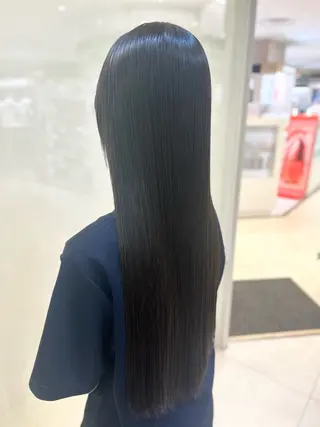 ロング パーマ 縮毛矯正/髪質改善/ 艶髪ササキナツミのヘアスタイル