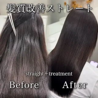 天神/ケアブリーチ/ 髪質改善/上質艶髪のヘアスタイル