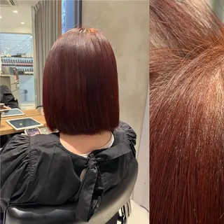 ミディアム カラー ヘアアレンジ stylist ◎RUKI.のヘアスタイル