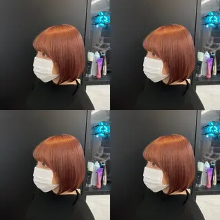 ショート カラー ✨縮毛矯正✖︎顔周り レイヤー✨ナカムラのヘアスタイル