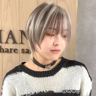 ショート カラー 色気/ボブ/ショート Genkiのヘアスタイル