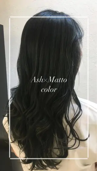 ロング カラー 縮毛矯正/髪質改善/ 艶髪ササキナツミのヘアスタイル