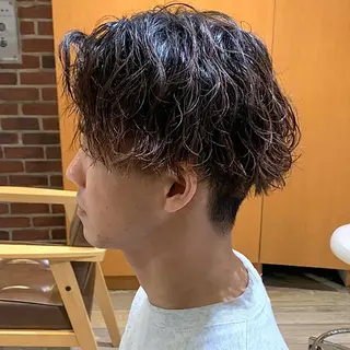 ショート パーマ メンズ メンズパーマ&メンズ 縮毛矯正/平野/渋谷のヘアスタイル