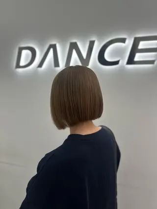 ショート カラー 透明感ベージュ🎀 Anju/渋谷🎀のヘアスタイル