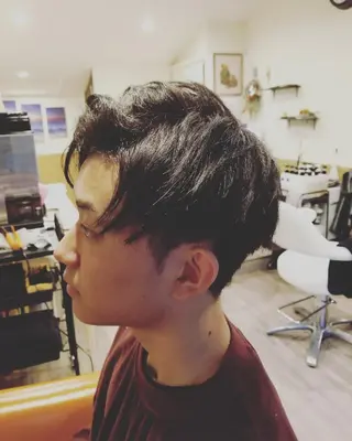 ショート メンズ spa hair  ark 富井直美のヘアスタイル