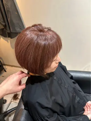 ショート カラー 脱白髪染め❕白髪 ぼかし特化🌟ヨコタのヘアスタイル