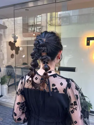 ロング カラー ヘアアレンジ 「sumi」 AMIのヘアスタイル