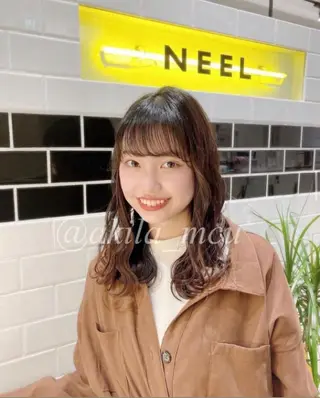 ロング カラー ヘアアレンジ エグチ アキラのヘアスタイル