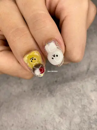 ネイル 3dパーツ/流行り 👧shushu❤️のネイルデザイン