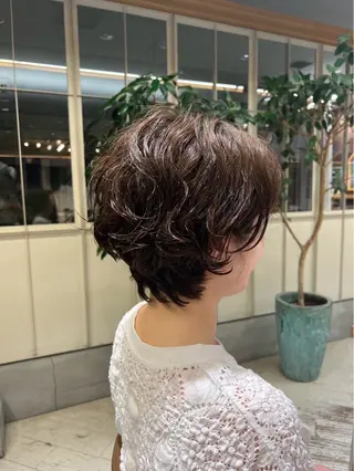 ショート パーマ ✨大人ショートヘア ✨ロイのヘアスタイル