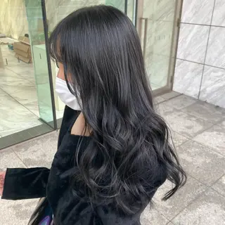 カラー 💖ブリーチなし透明 感💖ASAHIのヘアスタイル