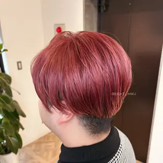 カラー メンズ miku🖤名駅￤顔 周り￤ヘアケアのヘアスタイル