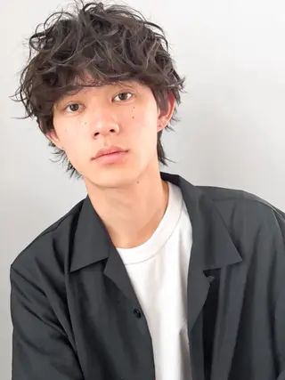 パーマ メンズ Agnos 青山/ saya🌼のヘアスタイル