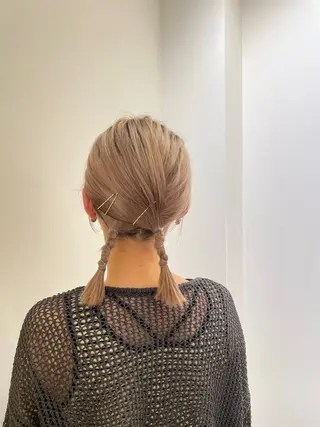 ミディアム ヘアアレンジ 和泉市/ LORAN/原田のヘアスタイル