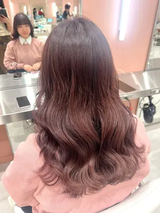 セミロング ヘアアレンジ 🤍透明感カラー・ きらら‎🤍のヘアスタイル