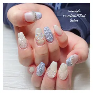 ミディアム ネイル 👑enen style👑のネイルデザイン