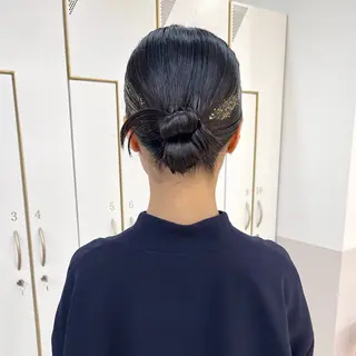 ヘアアレンジ マミ☁️ヘアセット /お呼ばれヘア/銀座のヘアスタイル