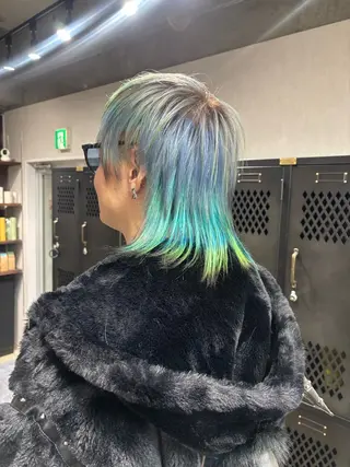 カラー ルシ🎨/ハイトーン デザイン/髪質改善のヘアスタイル