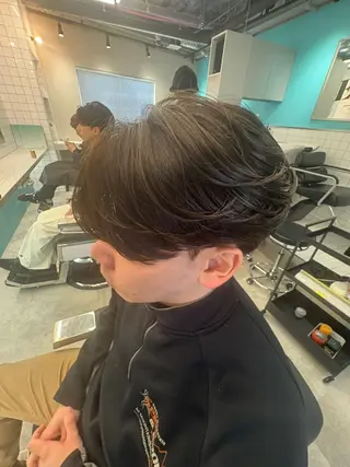 パーマ メンズ 👑駅近メンズサロン パーマ特化北千住👑のヘアスタイル