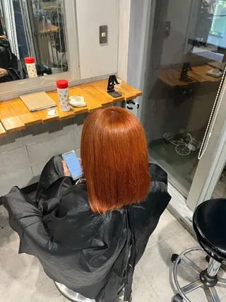 ミディアム カラー 川越ハイトーン🧸 Yumaのヘアスタイル