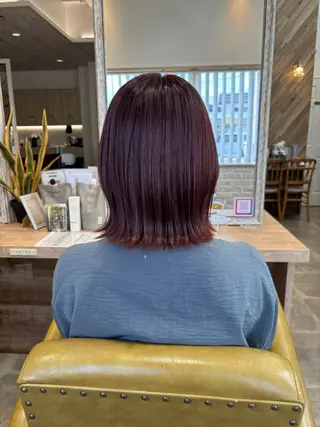 ミディアム カラー beauty beast防府店のヘアスタイル