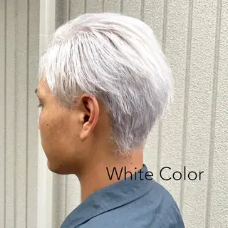 カラー ウルフカット ハッシュカット/七海のヘアスタイル