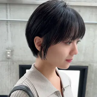 ショート カラー 畔上 尚也のヘアスタイル