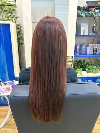 ロング カラー 細川武琉/艶カラー /Aqua limeのヘアスタイル