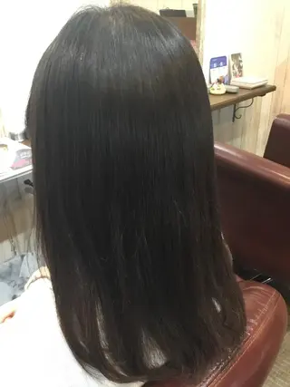 セミロング パーマ 金崎 新吾のヘアスタイル