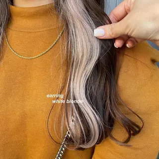 ロング カラー レイヤーカット 韓国ヘアayameのヘアスタイル