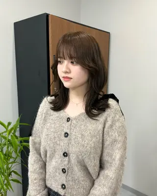 セミロング 中島 大聖のヘアスタイル