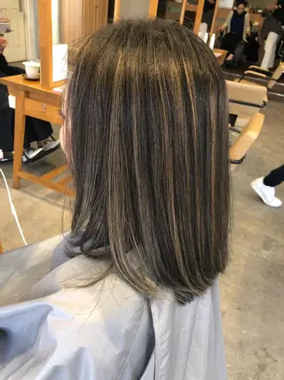 ミディアム カラー 🌼圧倒的な口コミ数 BRAVE柏東口のヘアスタイル
