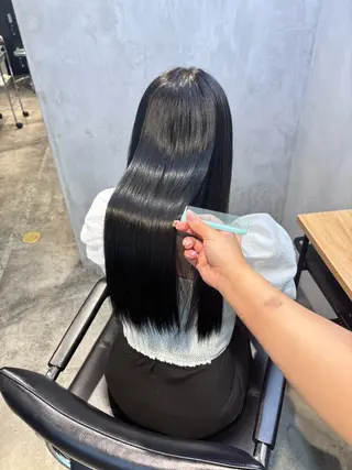 ミディアム カラー ヘアアレンジ 🎀モテ暖色× エクステ🎀あかりのヘアスタイル