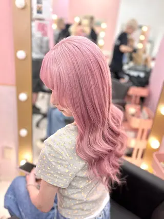 ロング カラー 甘ふわgirly🎀 ハイトーン🤍Ramのヘアスタイル